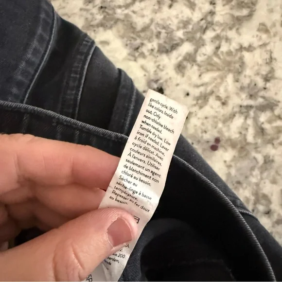Spanx Vintage Black Straight Leg Ankle Jean XL 20355R - Picture 16 of 16